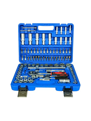 Kit de Herramientas Combinadas Alpina 108 Piezas en Caja de Transporte