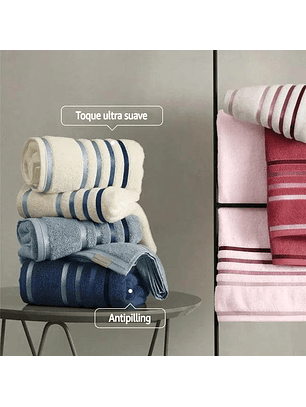 Kit de 10 Toallas Super Bañera de Alta Suavidad y Absorción + 5 Toallas de Rostro