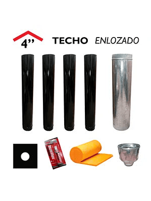 Kit de Instalación Salamandra Tromen 4'' Techo Enlozado
