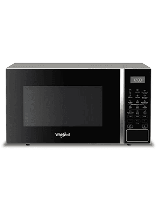 Microondas Whirlpool con Grill 30 Lts – Acero Inoxidable