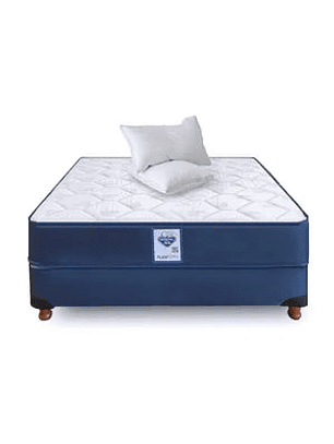 Colchón de Espuma y Sommier Spring Air 2 Plazas 140x190cm + Almohadas