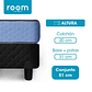 Conjunto Colchón de Espuma y Sommier Room 2 Plazas + 2 Almohadas - Miniatura 2