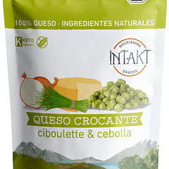 Snack Queso Crocante Ciboulette y Cebolla - Intakt