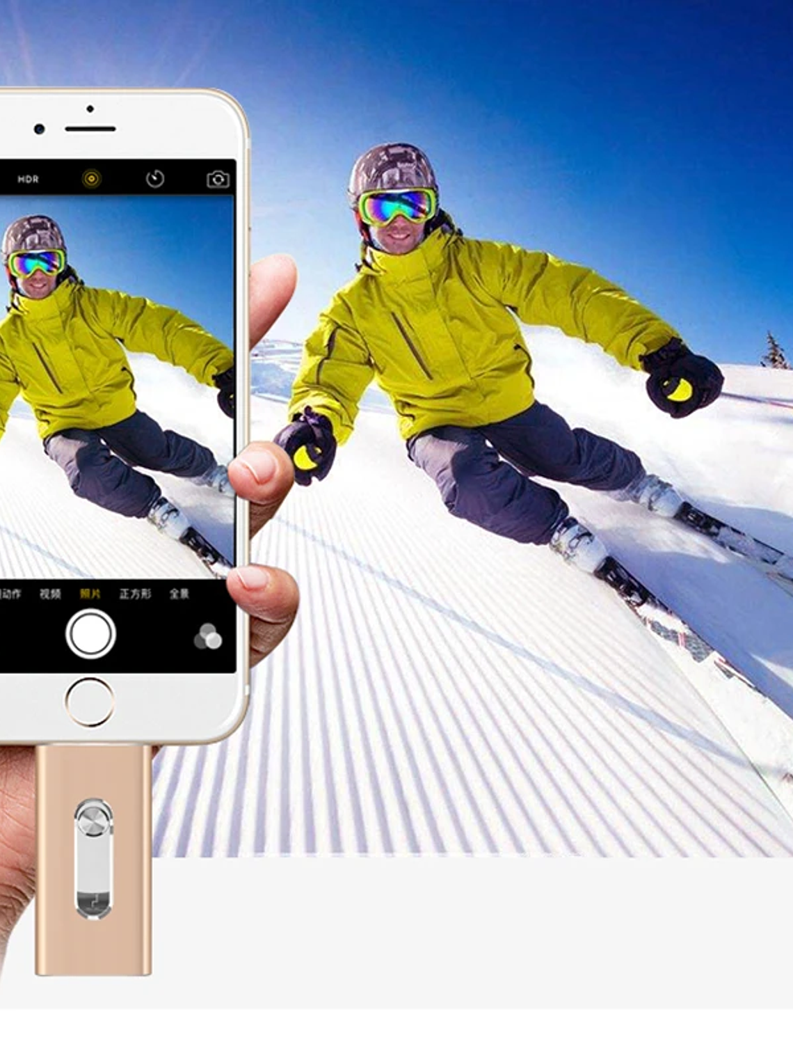 Pen USB 3.0 de 1 TB para iPhone, 512 GB e 32 GB para armazenamento externo, i 4