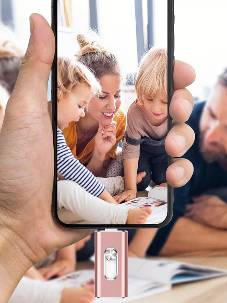 Pen USB 3.0 de 1 TB para iPhone, 512 GB e 32 GB para armazenamento externo, i 5