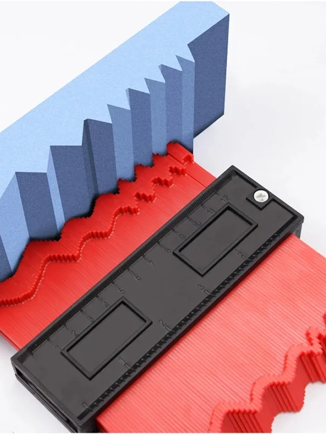 Régua de contorno de perfil, modelo de corte. 2