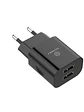 Techancy Carregador De Parede 2usb Preto TA2791,5V-2.4A Carregamento,Conjunto De Cabos Usb-Tipo-C 1m,Suporta Telemóveis Usb-C - Thumbnail 4