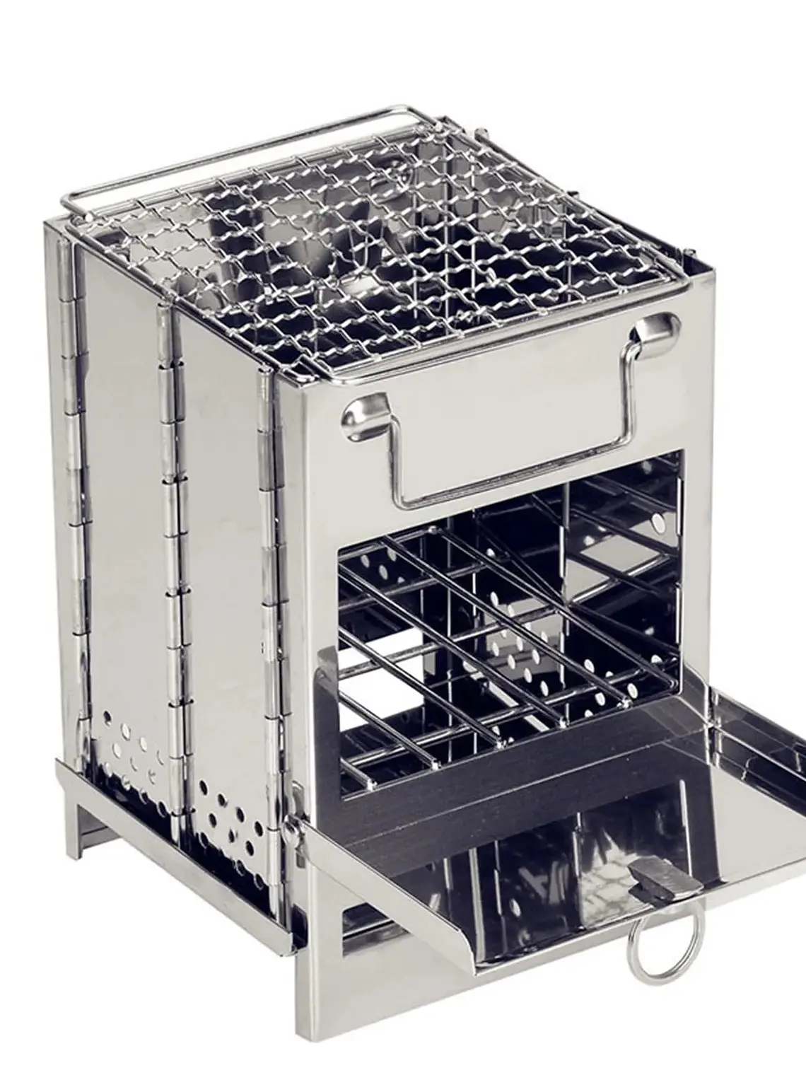 Fogão a lenha dobrável portátil 1