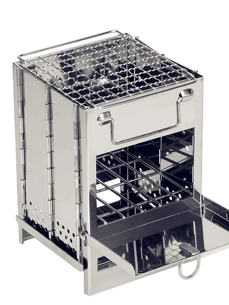 Fogão a lenha dobrável portátil 1