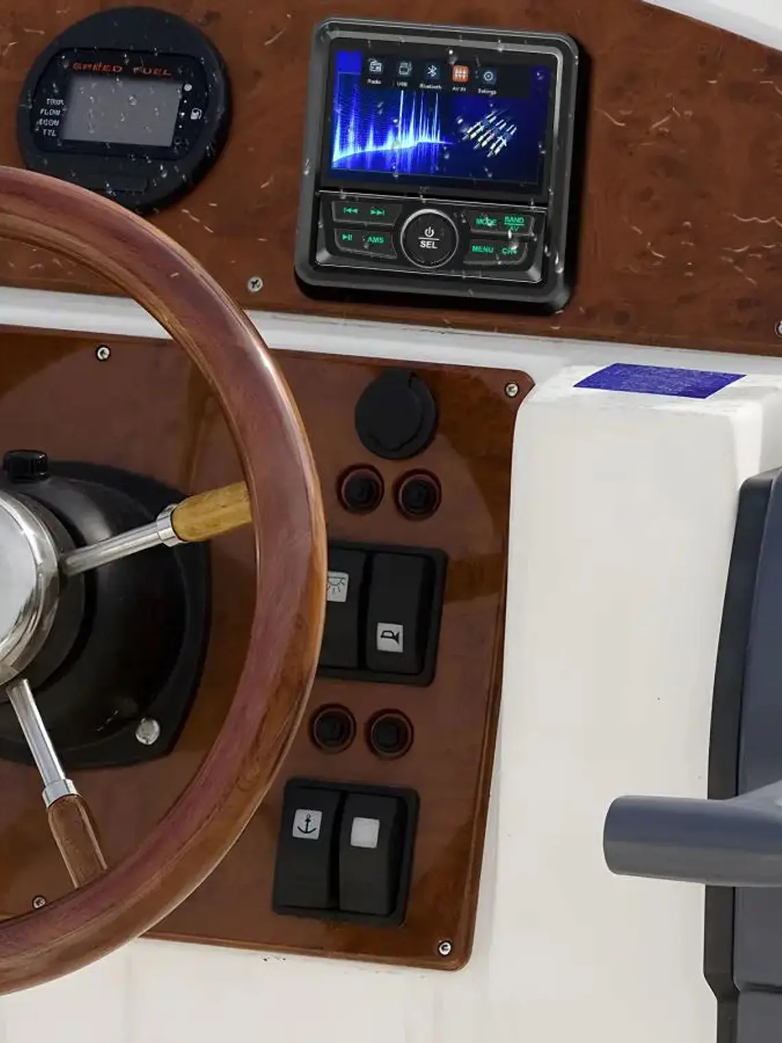 Rádio estéreo marítimo Bluetooth à prova de água 2