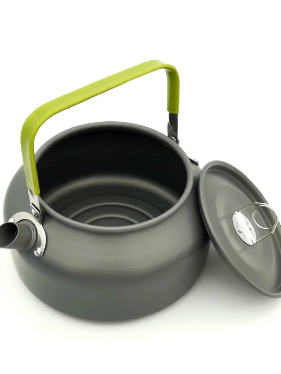 Conjunto de utensílios de cozinha para campismo mini de 1,2L, bule  2