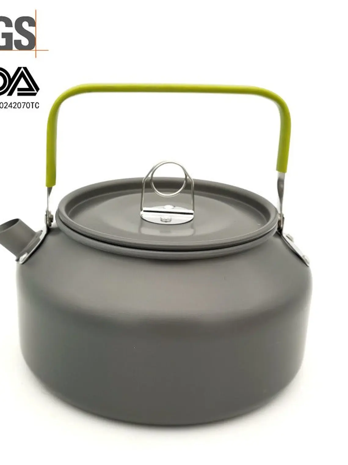Conjunto de utensílios de cozinha para campismo mini de 1,2L, bule  3