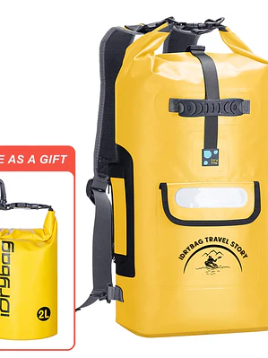Mochila impermeável Idrybag para homem e mulher, ideal para desportos como caiaque, praia, passeios de barco, canoagem