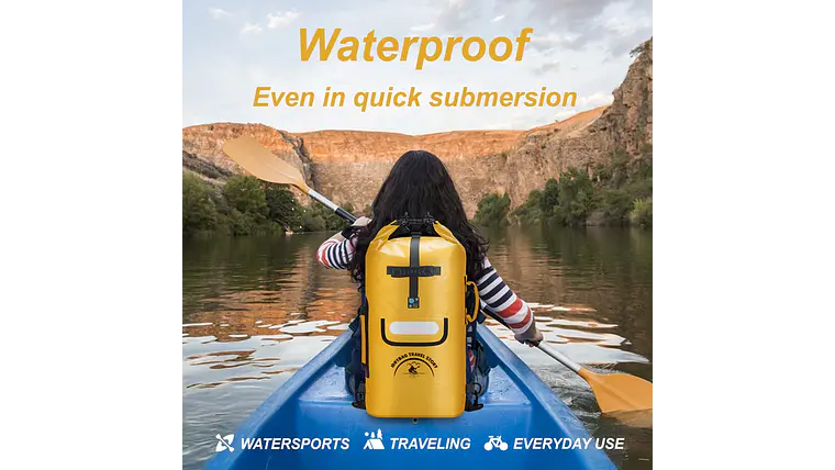 Mochila impermeável Idrybag para homem e mulher, ideal para desportos como caiaque, praia, passeios de barco, canoagem 5