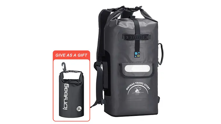 Mochila impermeável Idrybag para homem e mulher, ideal para desportos como caiaque, praia, passeios de barco, canoagem 7