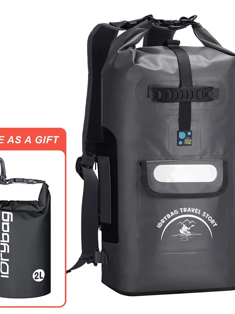 Mochila impermeável Idrybag para homem e mulher, ideal para desportos como caiaque, praia, passeios de barco, canoagem 7