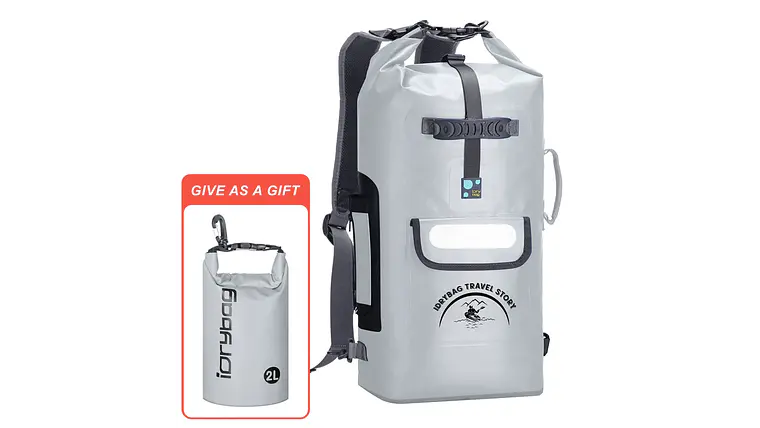 Mochila impermeável Idrybag para homem e mulher, ideal para desportos como caiaque, praia, passeios de barco, canoagem 8