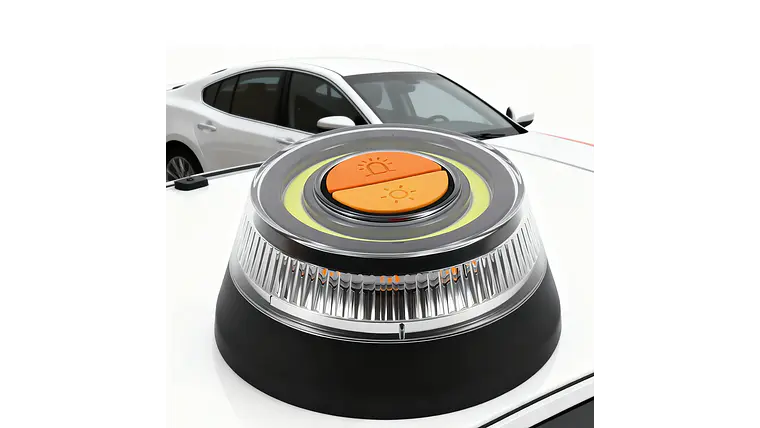 Luz de aviso de segurança, luz de emergência LED, farol rotativo, 3
