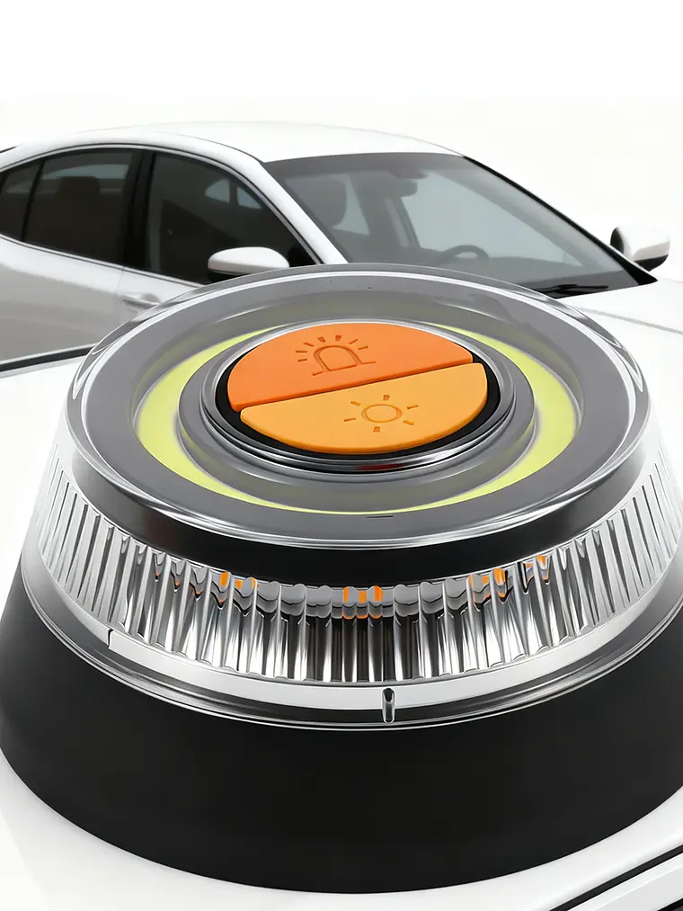 Luz de aviso de segurança, luz de emergência LED, farol rotativo, 3