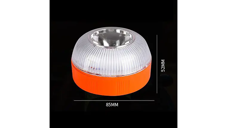 Luz de aviso de segurança, luz de emergência LED, farol rotativo, 6