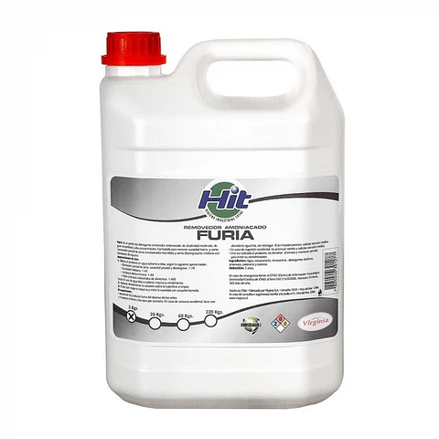 Removedor amoniacado furia 5 LT -VIRGINIA PRO