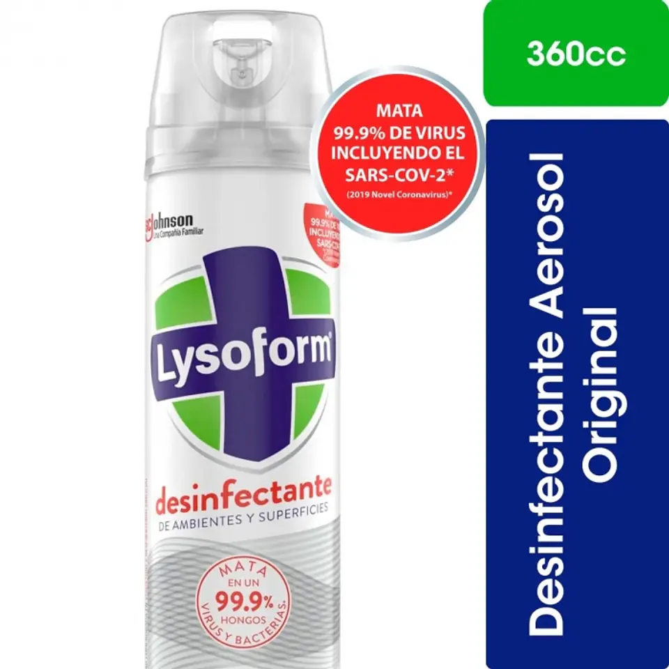 Desinfectante spray 360CC -LYSOFORM 1
