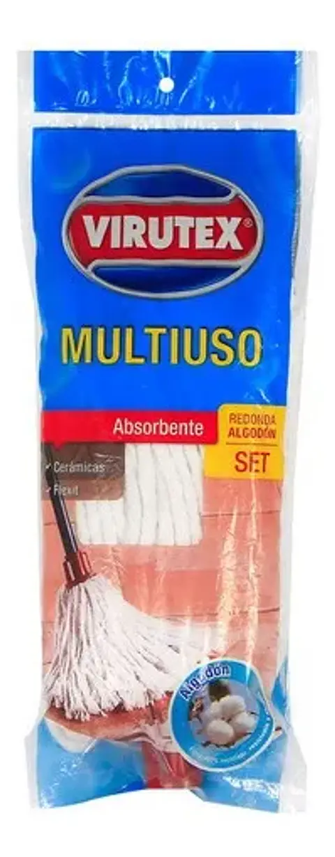 Mopa húmeda algodón doméstica clásica extra grande -VIRUTEX