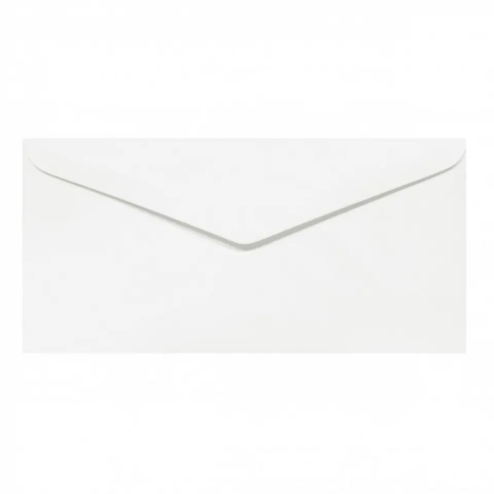 Sobre americano blanco 10 x 23 cm 10 UND -TEKNOFAS 1