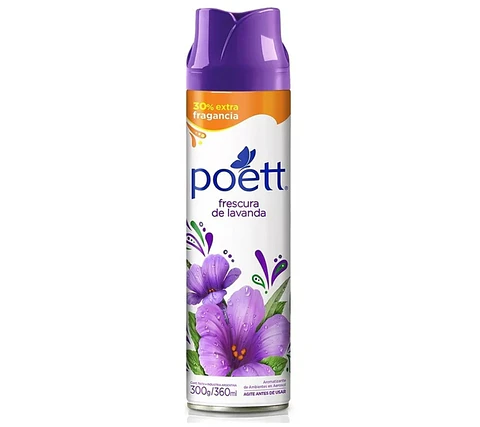 Desodorante Ambiental Poett Frescura de Lavanda 360 cc  POETT