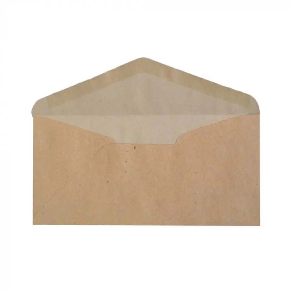 Sobre americano kraft 10 x 23 cm 10 UND -TEKNOFAS 1