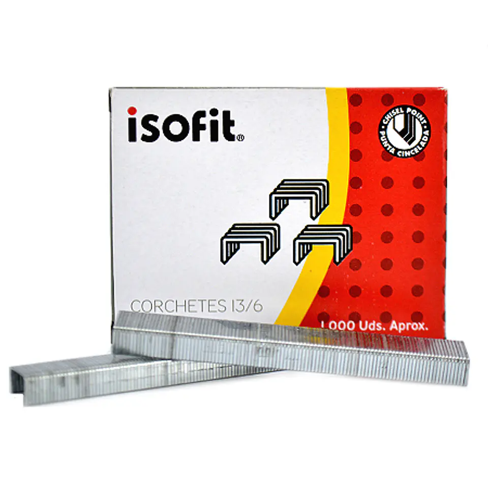 Corchetes 13/ 6 Caja De 1000 Uds Isofit 1