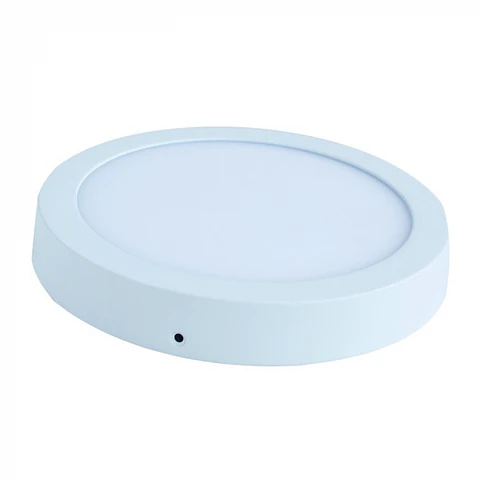 Panel led redondo sobrepuesto 12w LUZ FRÍA -MEGABRIGHT