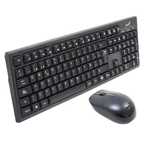 Kit mouse y teclado inalámbrico km-8100 NEGRO -GENIUS