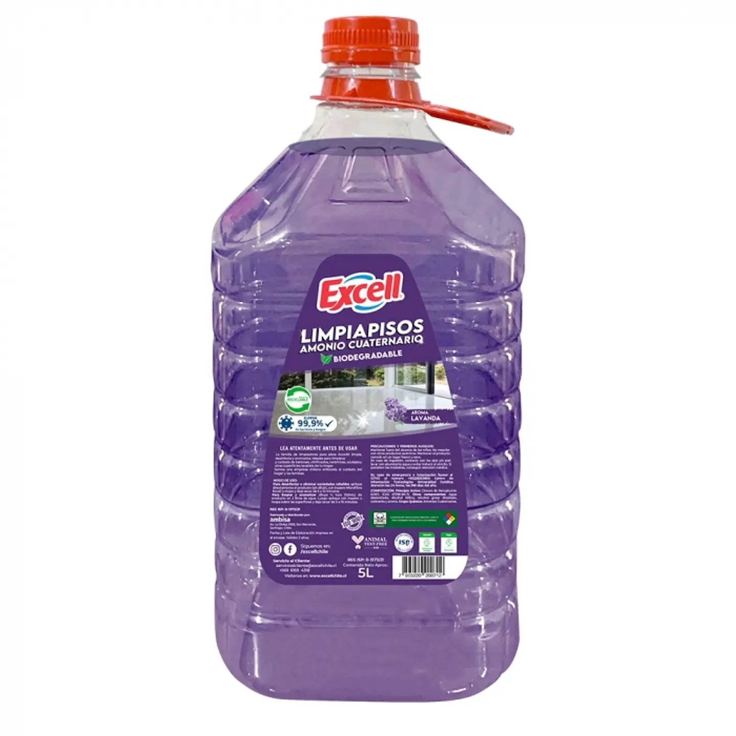 Limpiador de piso - lavanda 5 LT -EXCELL 1