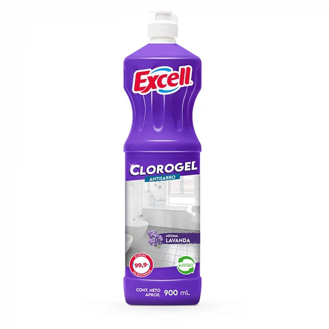 Cloro gel antisarro - lavanda 900 ML -EXCELL