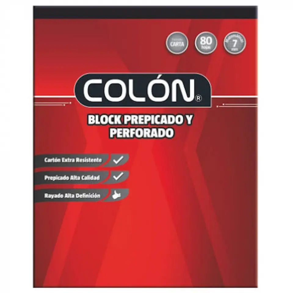 Block carta mat 7mm 80 HJS -COLÓN 1