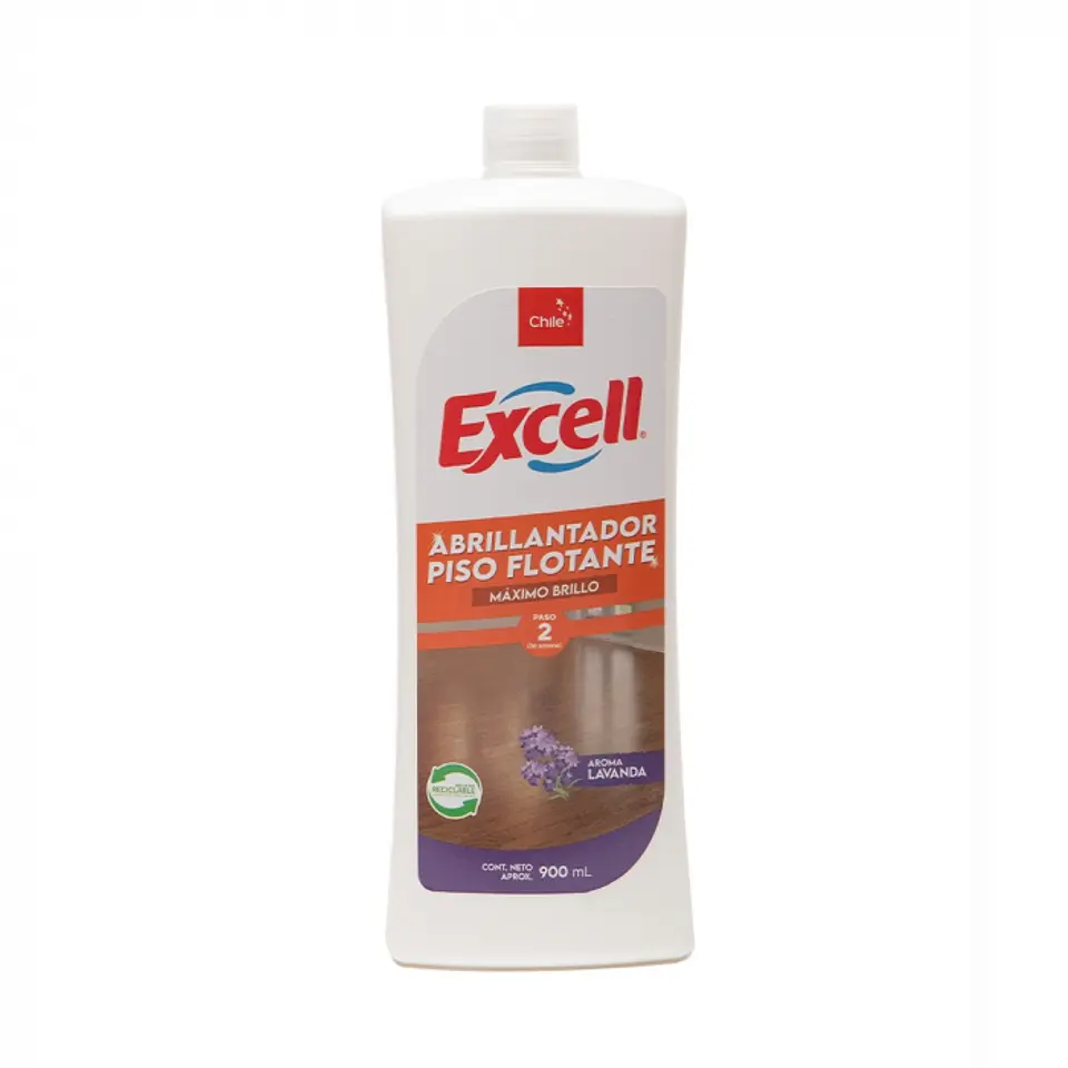 Abrillantador piso flotante - lavanda 900 ML -EXCELL 1