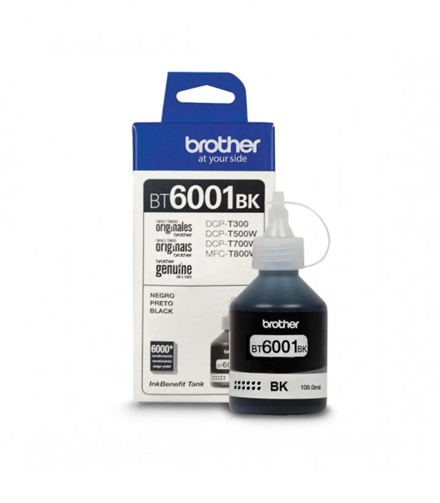 Tinta original negro 108 ml BT-6001 BK -BROTHER 1