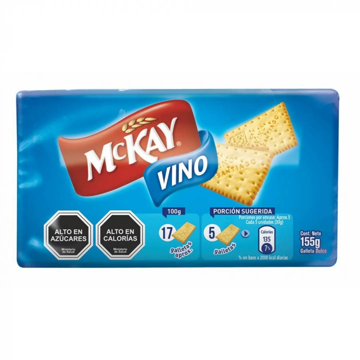 Galleta vino 155 GR -MCKAY 1