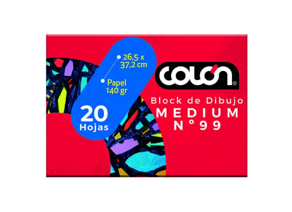 Block de dibujo medium n° 99 20 HJS -COLÓN 1
