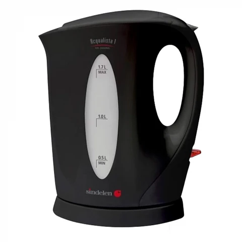 Hervidor de agua 1,7 lt modelo ha-2000 NEGRO -SINDELEN
