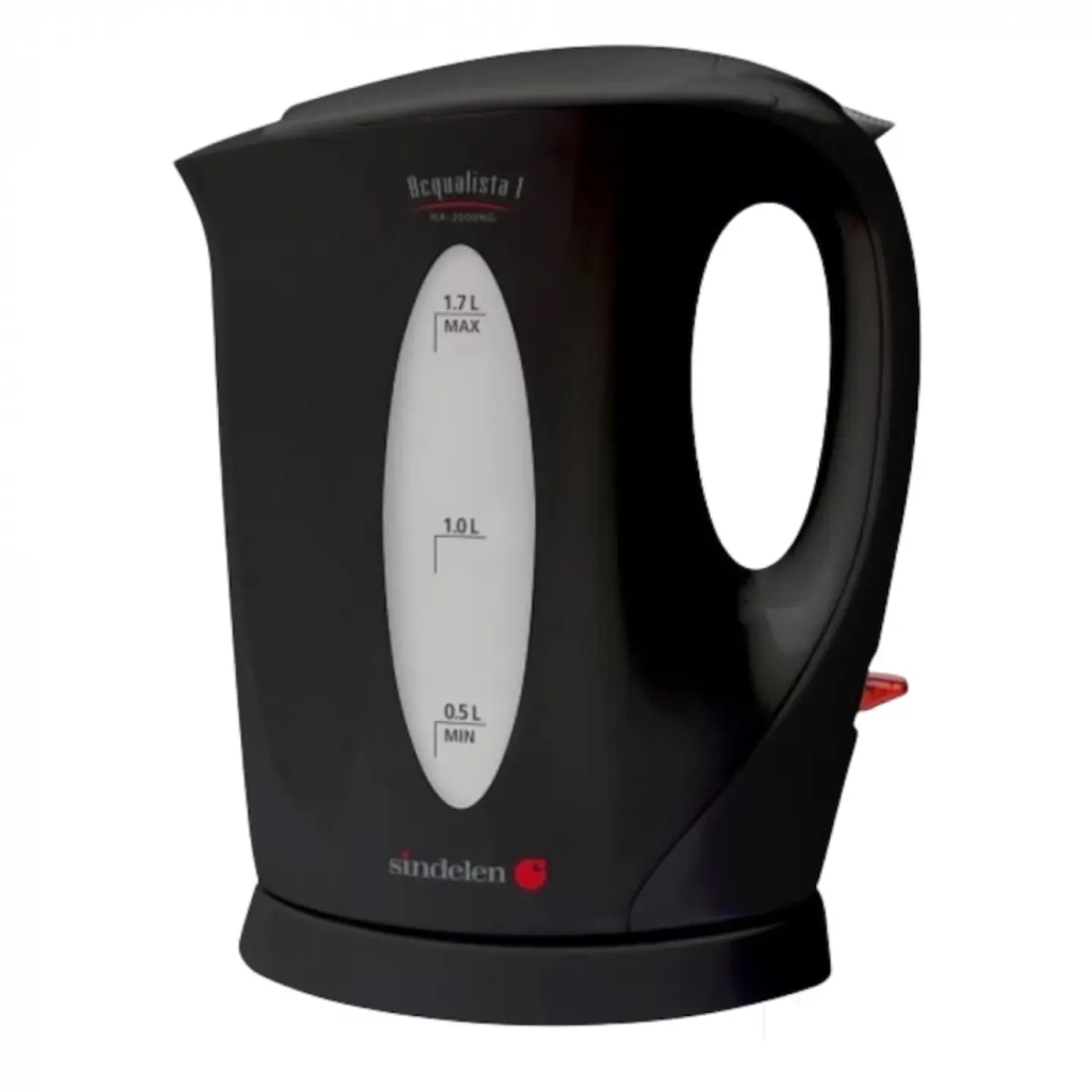 Hervidor de agua 1,7 lt modelo ha-2000 NEGRO -SINDELEN 1
