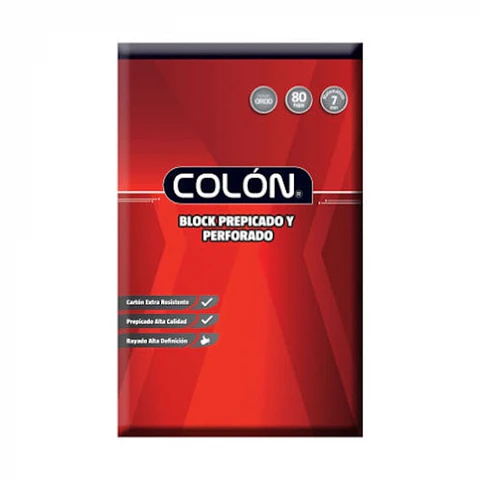 Block oficio mat 7mm 80 HJS -COLÓN