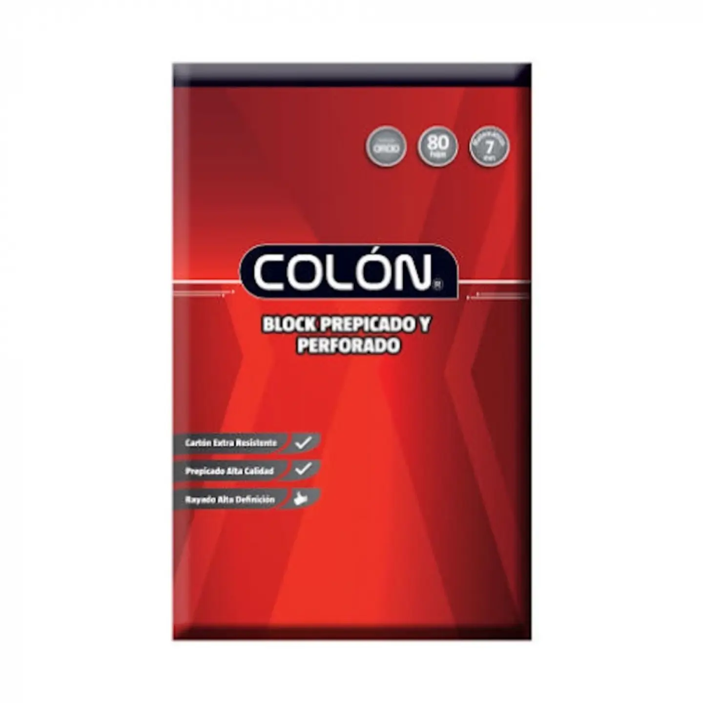 Block oficio mat 7mm 80 HJS -COLÓN 1