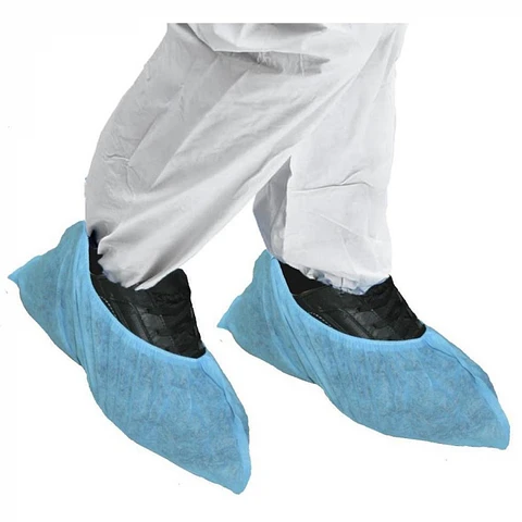 Cubre calzado de polietileno azul 100 UND -CLEANCARRIER