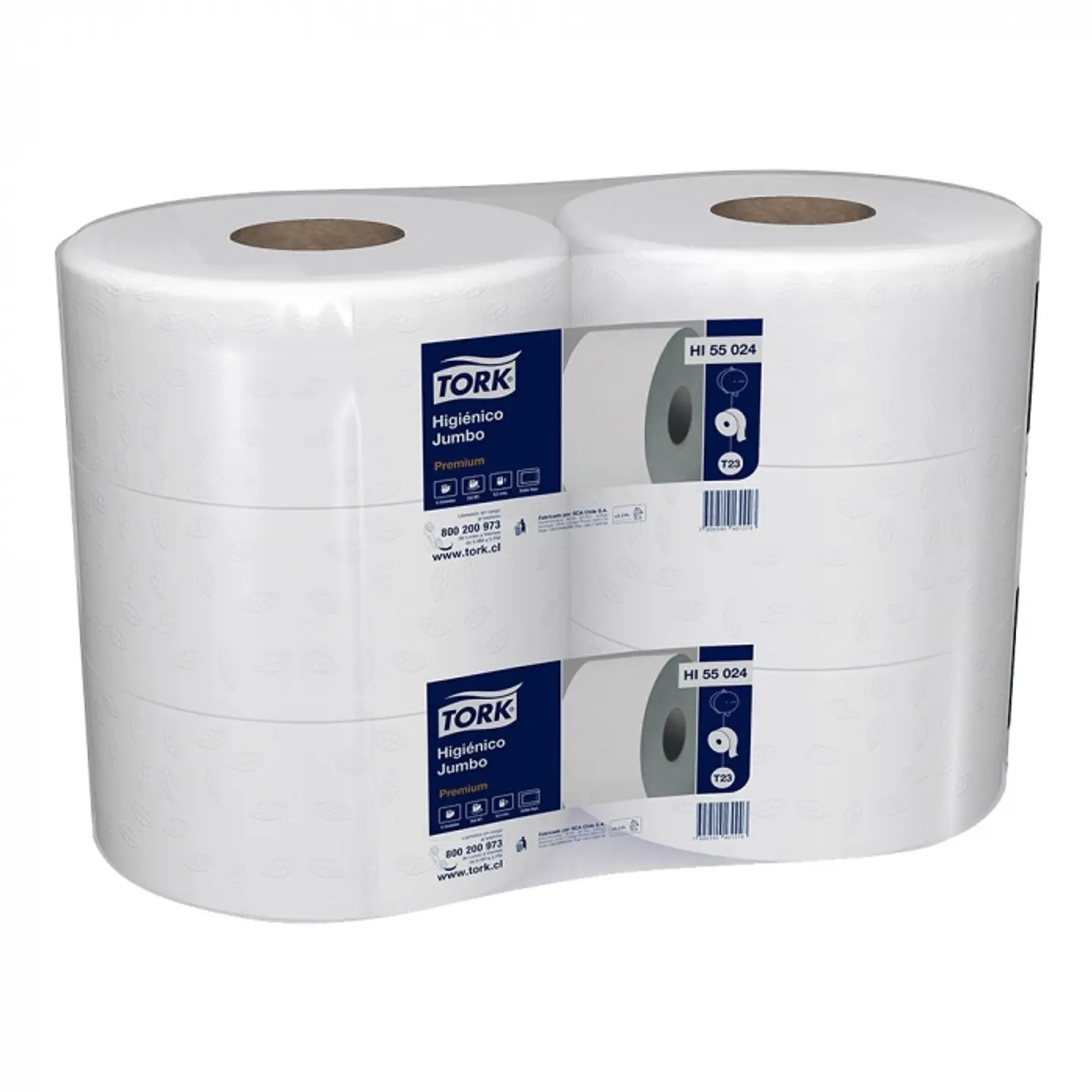 Papel higiénico alto metraje h/d premium 250 MT x 6 ROLLOS -TORK 1
