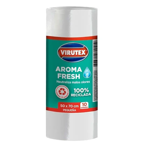 Bolsa de Basura Virutex Blanca 50 x 70 cm 10 un. Aroma Fresh