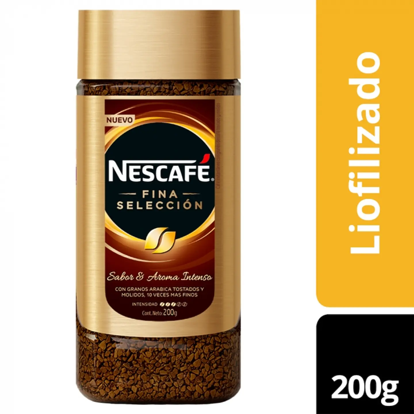 Café instantáneo fina selección frasco vidrio 200 GR -NESCAFÉ 1