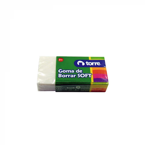 Goma de borrar soft chica 1 UND -TORRE