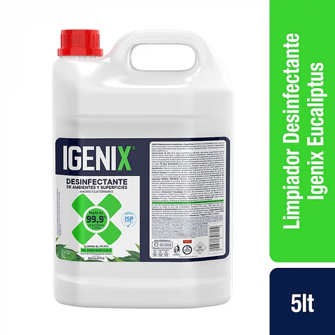 Limpiador desinfectante amonio cuaternario - eucalipto 5 LT -IGENIX